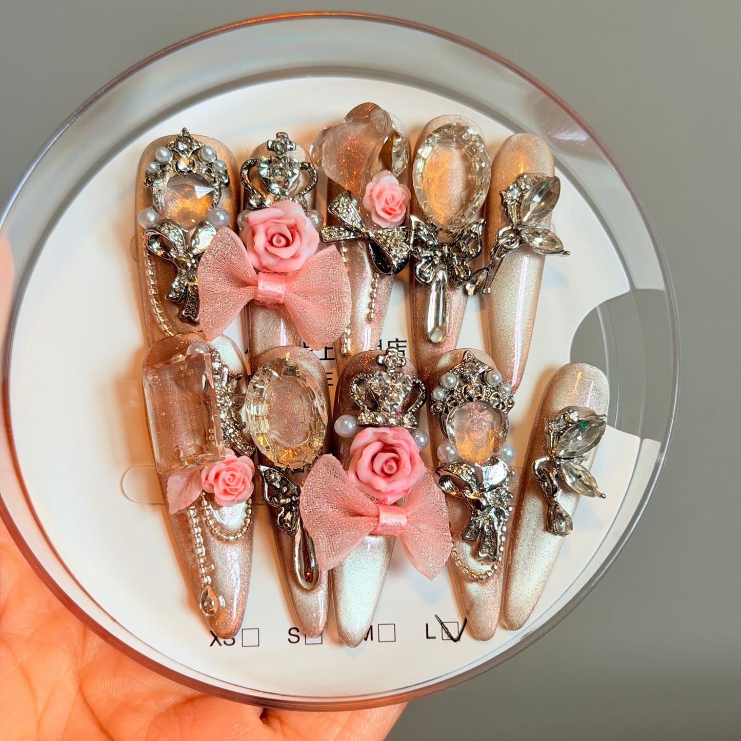 Princess Rosalie Press-On Nails L