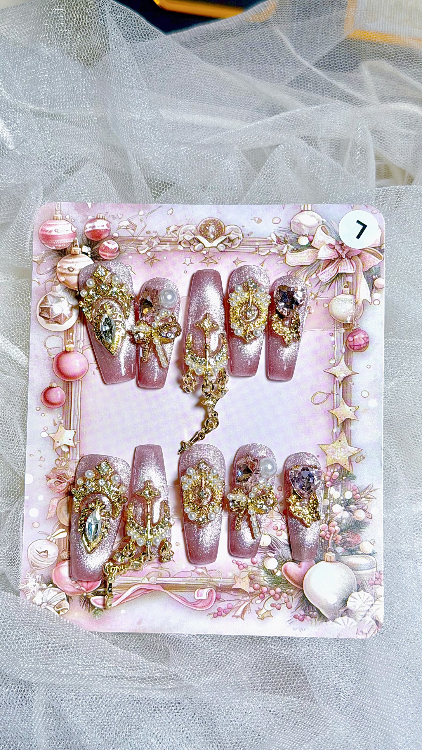 Pink Luxe Press-On Nails