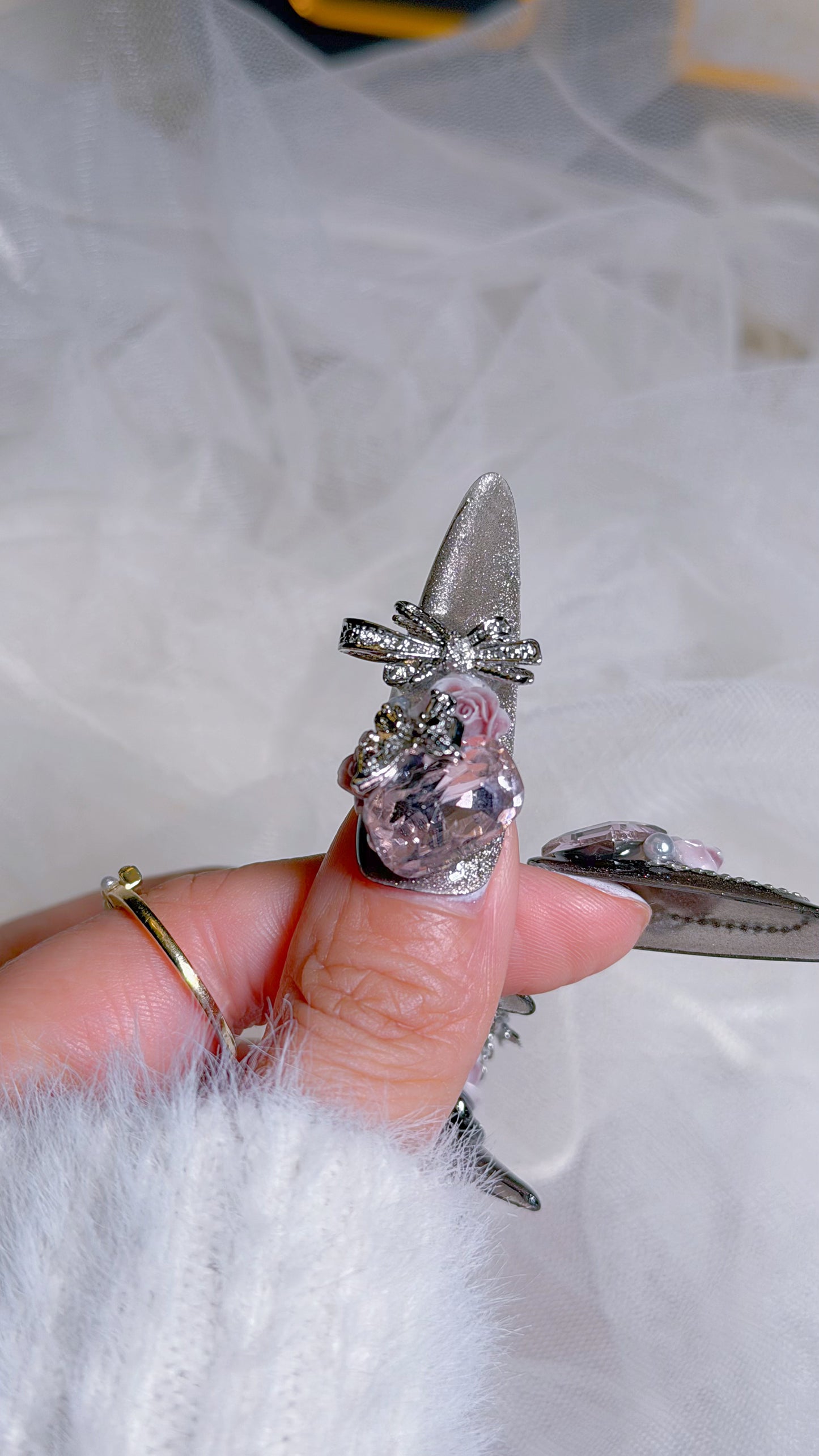 Midnight Rose Luxe Press-On Nails