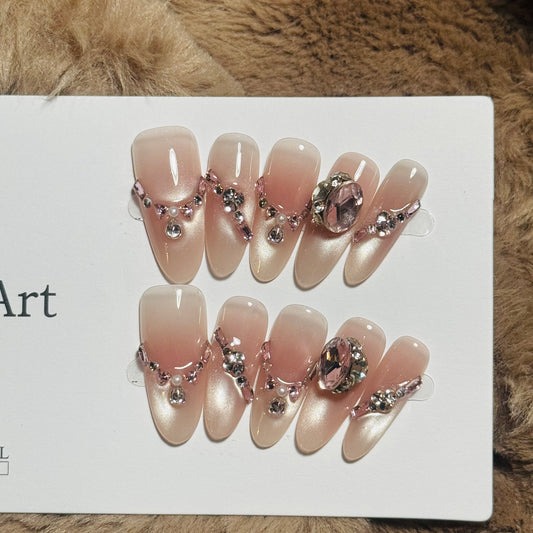 Moru Crystal Luxe Press On Nails